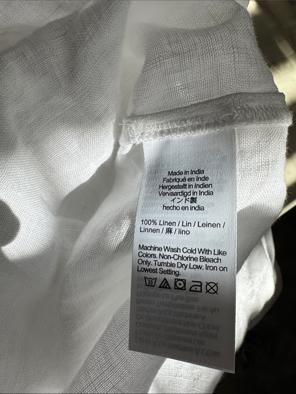 Women’s JCrew linen white shirt - Picture 6 of 8